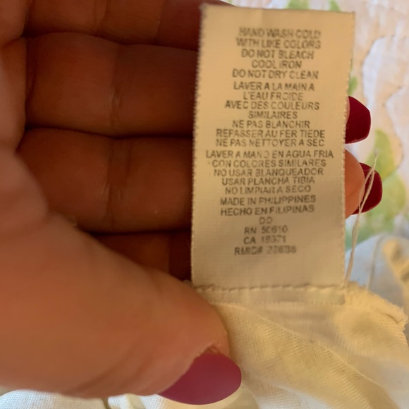 Anne Klein Cream Shirt Size M - Picture 4 of 5